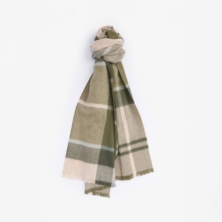 Barbour Rosefield Tartan Scarf — Ancient Loden