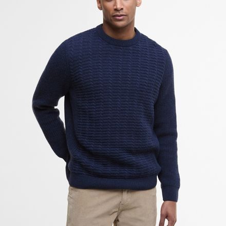 Barbour Cleveland Crew Neck Jumper — Navy