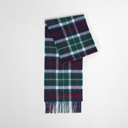 Barbour Wool Cashmere Tartan Scarf