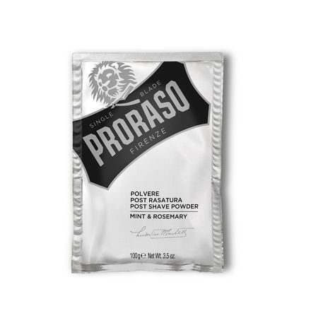 Proraso Aftershave Powder — Mint & Rosemary (100 g)