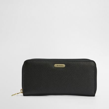 Barbour Birch Leather Matinee Purse — Black