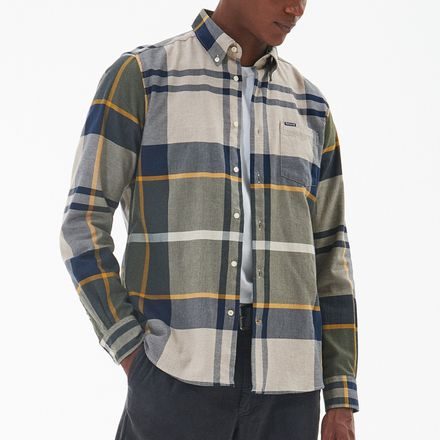 Barbour Dunoon Tailored Shirt — Forest Mist