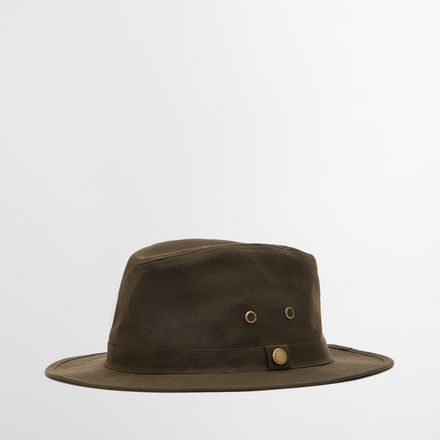 Barbour Crayton Waxed Safari Hat