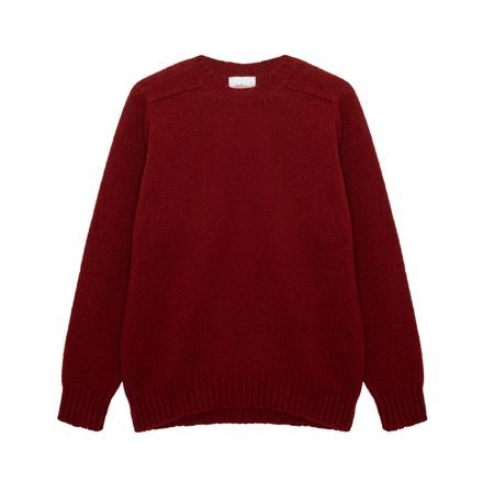 Jamieson's Saddle Shoulder Jumper — Ruby