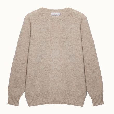 Jamieson's Saddle Shoulder Jumper — Stone