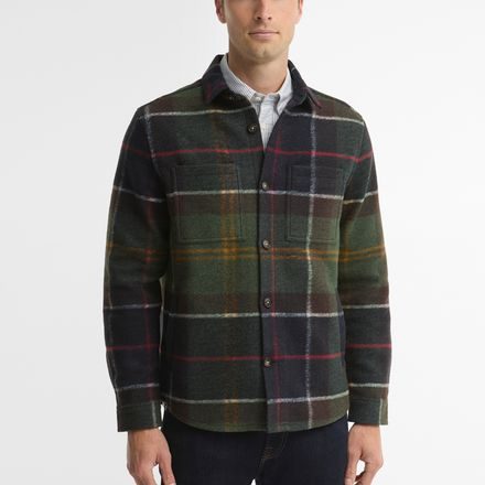 Barbour Woodlane Brushed Check Overshirt — Classic Tartan