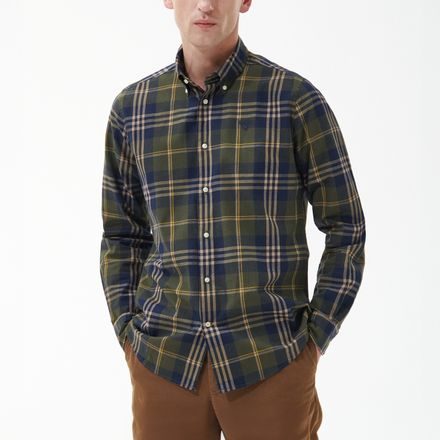 Barbour Edgar Tailored Shirt — Olive