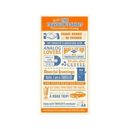 TRAVELER'S notebook — Plastic Sheet 2026