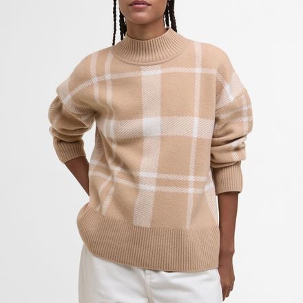 Barbour Harriet Tartan High-Neck Jumper