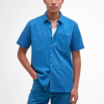 Barbour Pigment Dye Slub Short-Sleeved Shirt