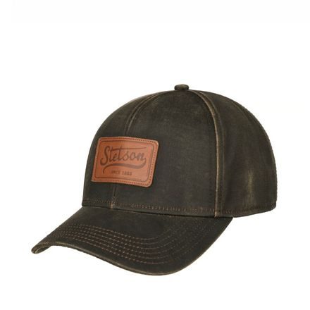 Stetson — Leather Patch Baseball Cap