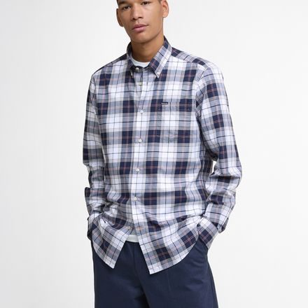 Barbour Wetheram Tailored Long-Sleeved Shirt — Riverstone Tartan