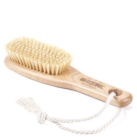 Kent FD6 — Ash Pure White Bristle Shower Bat