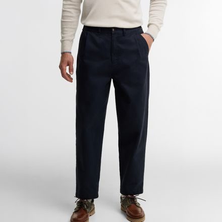 Barbour Yorklane Twill Trouser — Dark Navy