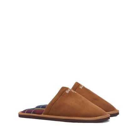 Barbour Everitt Mule Slippers — Camel