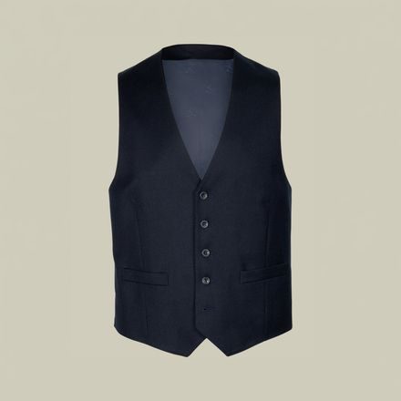 Charles Tyrwhitt Italian Flannel Vest — Navy