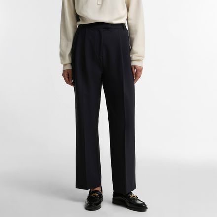 Barbour Fawne Straight-Leg Trousers — Beige