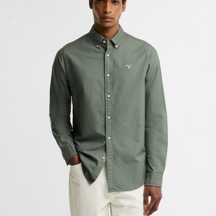 Barbour Oxtown Tailored Shirt — Agave Green