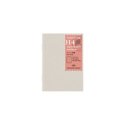 TRAVELER'S 014 — Dot Grid Folder (Passport)