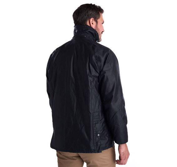 Barbour Bedale Wax Jacket — Navy