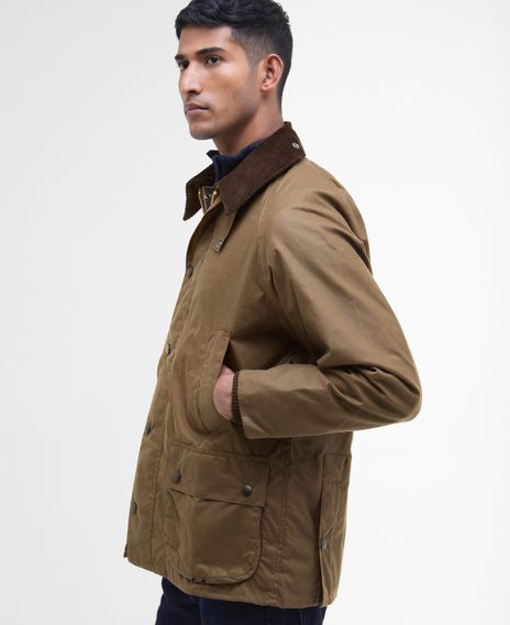 Barbour Bedale Wax Jacket — Bark