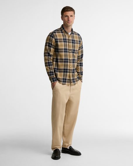 Barbour Fortrose Tailored Long-Sleeved Shirt — Birchwood Dress Tartan