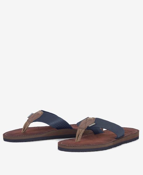 Barbour Toeman Beach Sandal — Navy