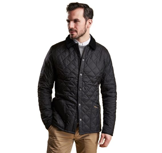 Barbour Heritage Liddesdale Quilted Jacket — Black