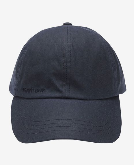 Barbour Waxed Sports Cap — Classic Navy