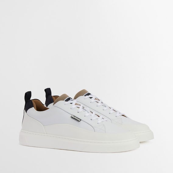 Barbour Stannington Trainers — White