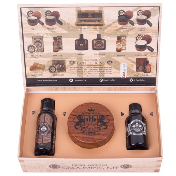 Sada pro voňavého a upraveného muže s nejsilnější pomádou Dear Barber