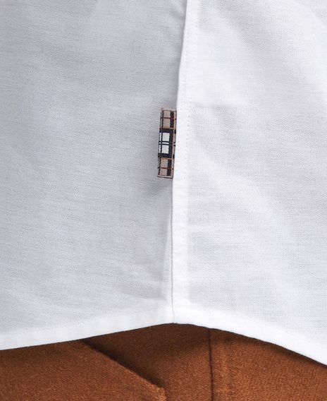 Barbour Lavender Tailored Shirt — White