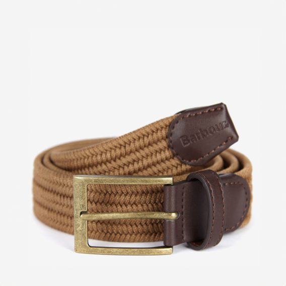 Barbour Nevis Webbing Belt — Russet