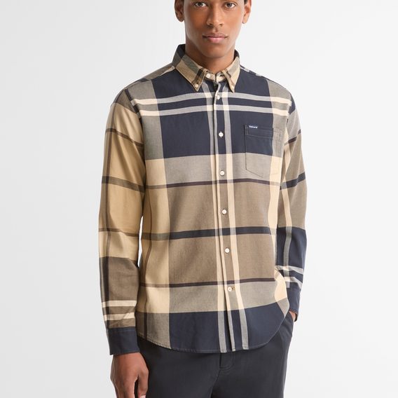 Barbour Dunoon Tailored Shirt — Birchwood Tartan