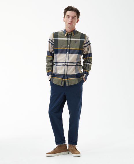 Barbour Iceloch Tailored Shirt — Forest Mist