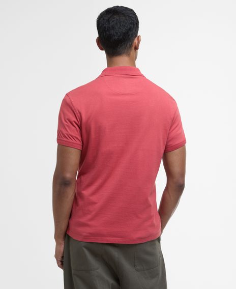 Barbour Tothill Tailored Fit Polo Shirt — Red Spice