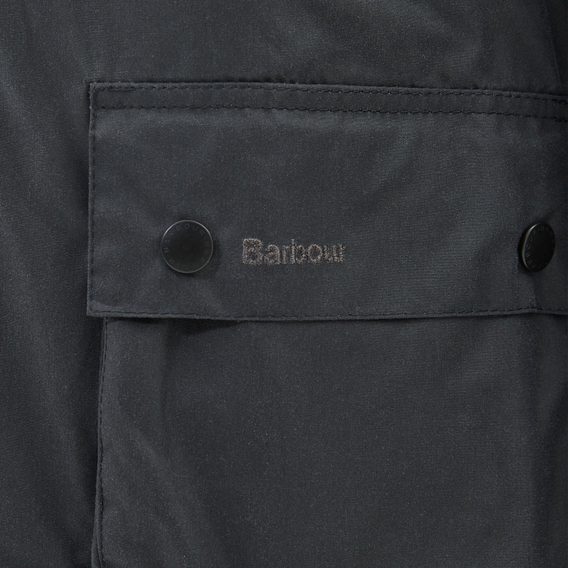 Barbour Ashby Wax Jacket — Grey