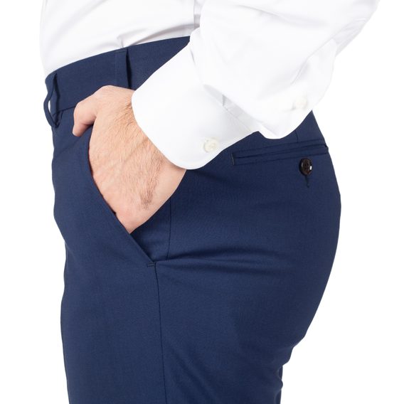 Vlněný oblek John & Paul - modrý (1. VERZE)