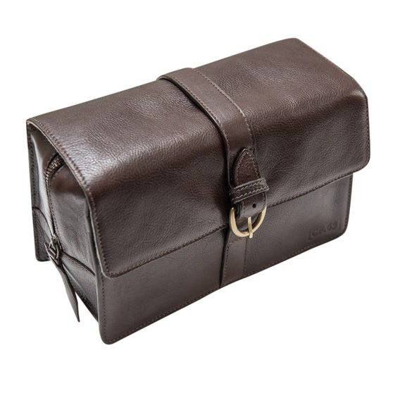 Kožená toaletní taška Cpt. Fawcett