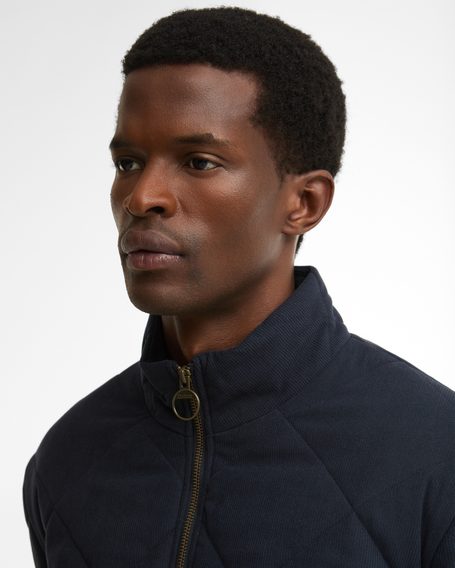 Barbour Corden Quilted Jacket — Navy