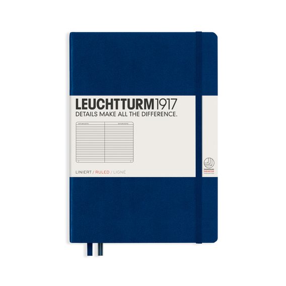 LEUCHTTURM1917 Ruled Medium Hardcover Notebook