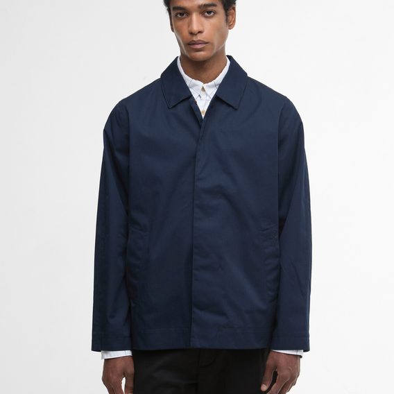 Barbour Short Rokig Waterproof Jacket — Navy