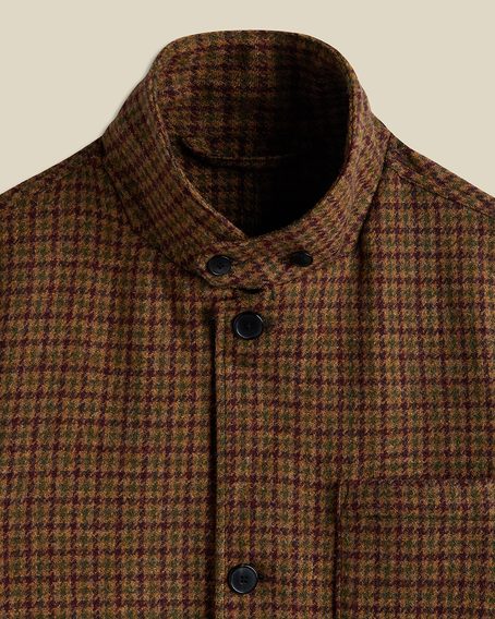 Portuguese Flannel Working Blazer Wool — Pied Poule