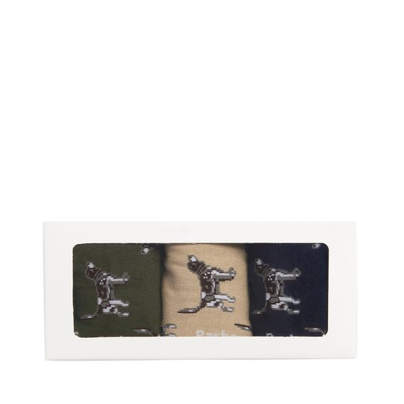 Barbour Pointer Dog Socks Gift Box