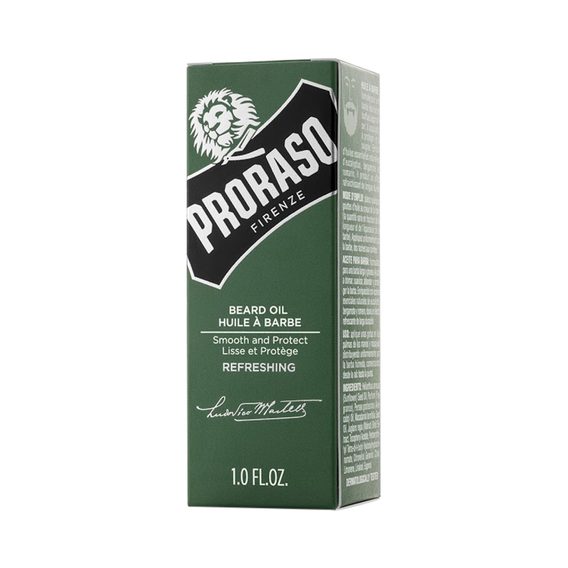 Olej na plnovous Proraso - eukalyptus (30 ml)