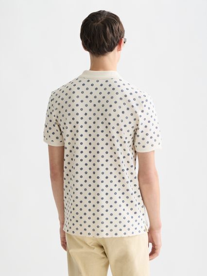 Scotch & Soda — Microprinted Polo