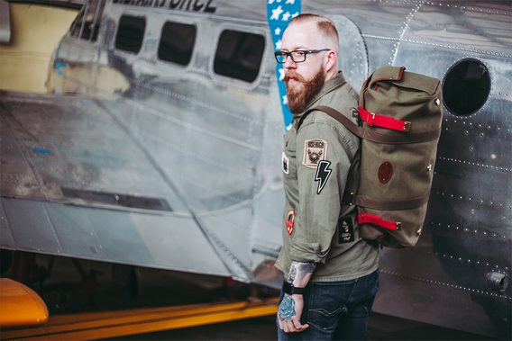 Víkendová taška Sten Drop Holdall John Chapman - Olive
