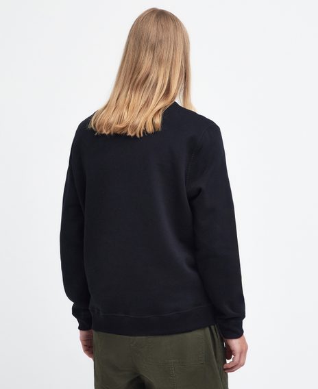 Barbour × Maison Kitsuné Beaufort Fox Sweatshirt — Black