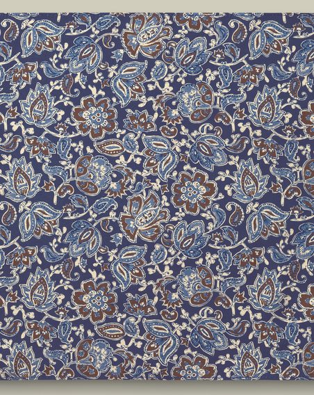 Charles Tyrwhitt Silk Paisley Pocket Square — Heather Blue