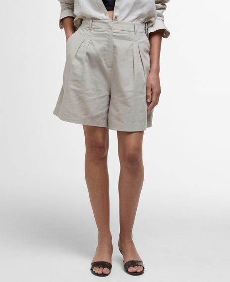Barbour Luna Shorts — Light Sand
